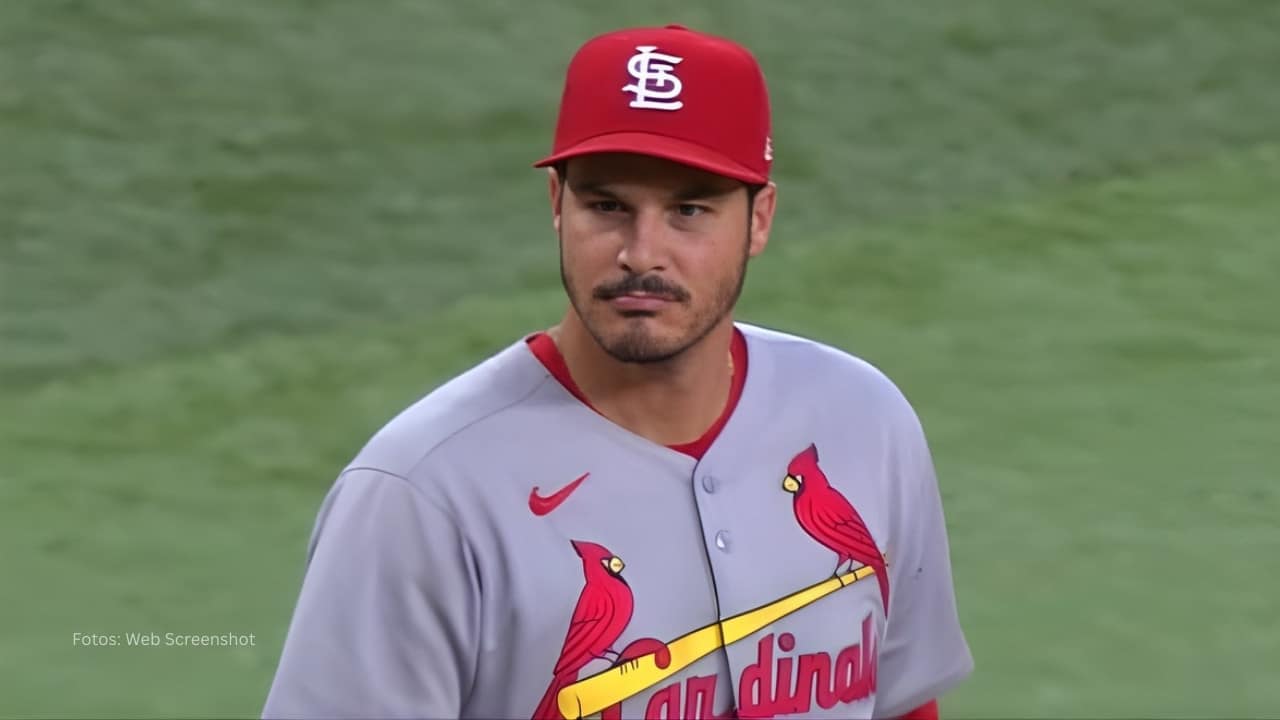 Nolan Arenado en un juego con St. Louis Cardinals