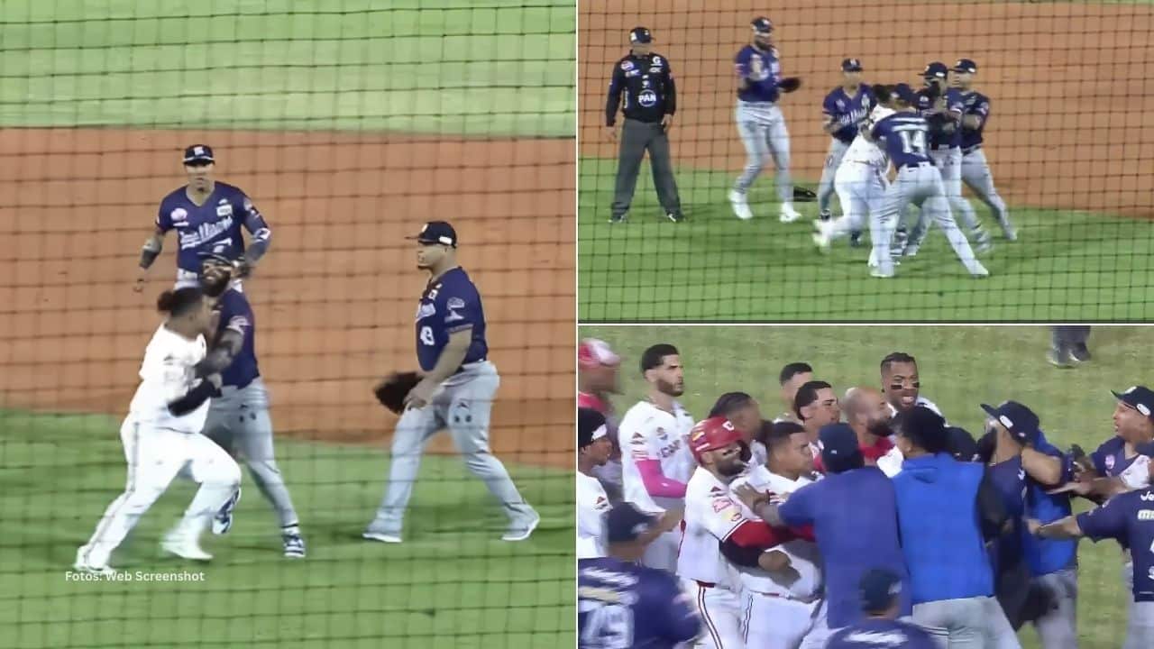 Willians Astudillo y Ricardo Sanchez protagonizan pelea en la LVBP