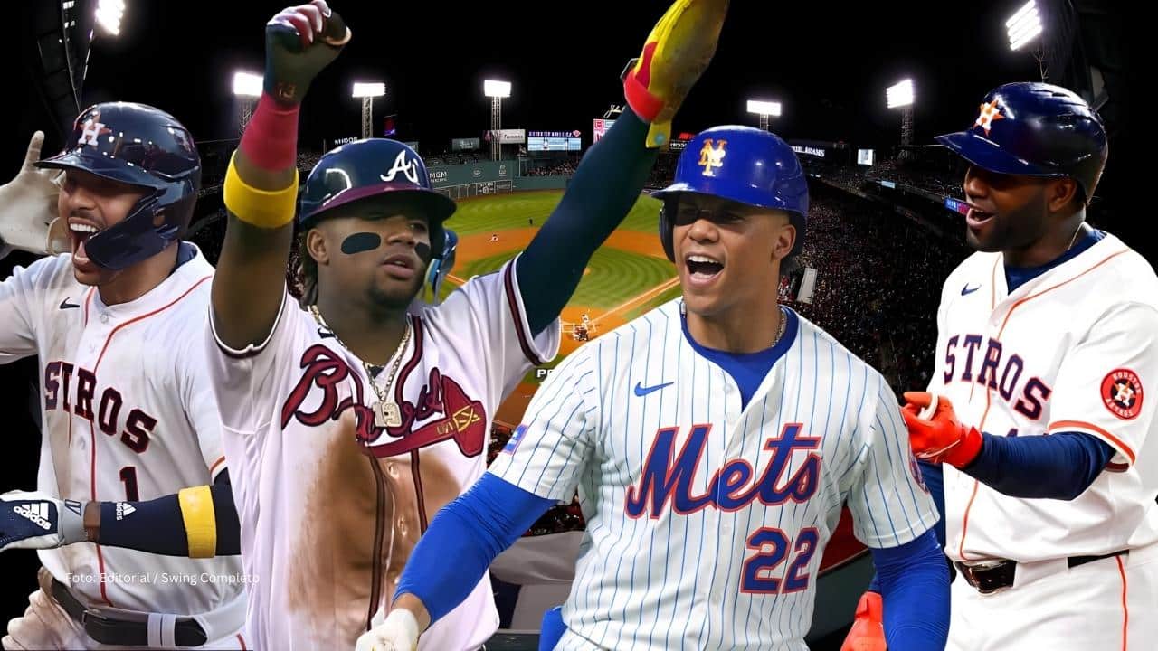 Carlos Correa, Ronald Acuña Jr., Juan Soto y Yordan Alvarez entre los mejores peloteros latinos MLB
