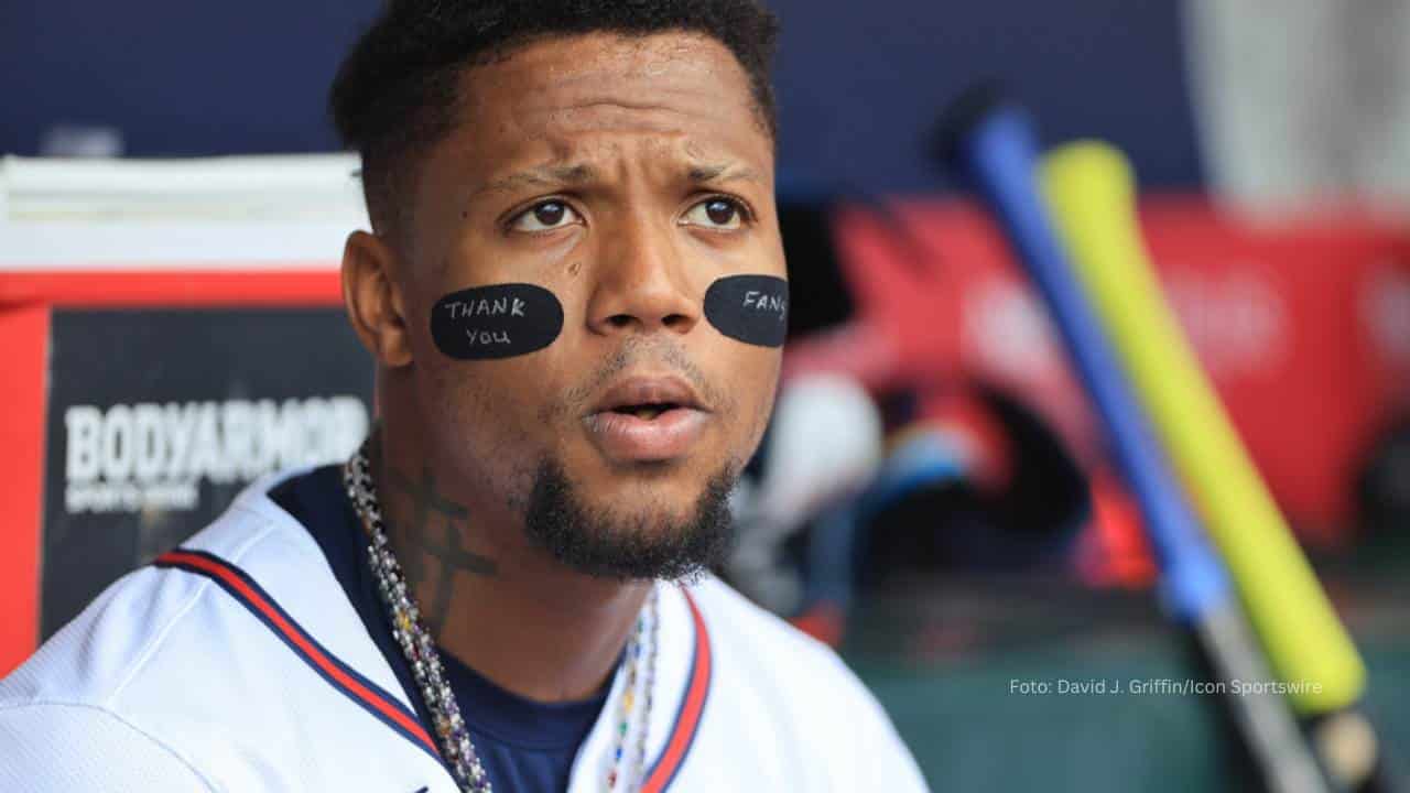 Ronald Acuña Jr. enfrenta drástica decisión de Atlanta para MLB 2026. Foto: David J. Griffin/Icon Sportswire