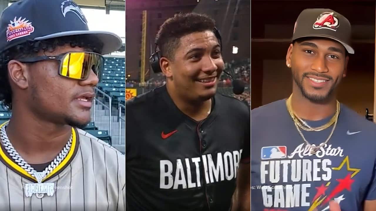 Leodalis De Vries, Samuel Basallo y Lazaro Montes prospectos MLB top 100